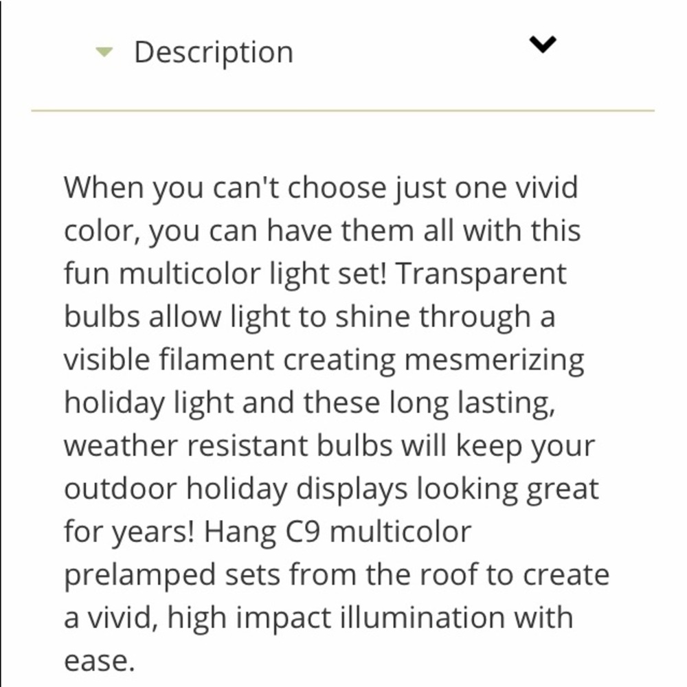 NIB-Holiday Multi Color Lights - Picture 5 of 8